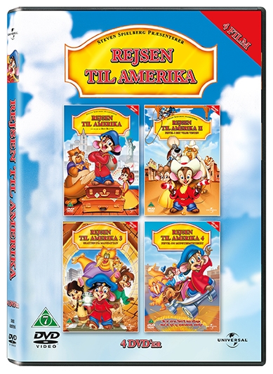 Rejsen til Amerika 1-4 [DVD BOX]